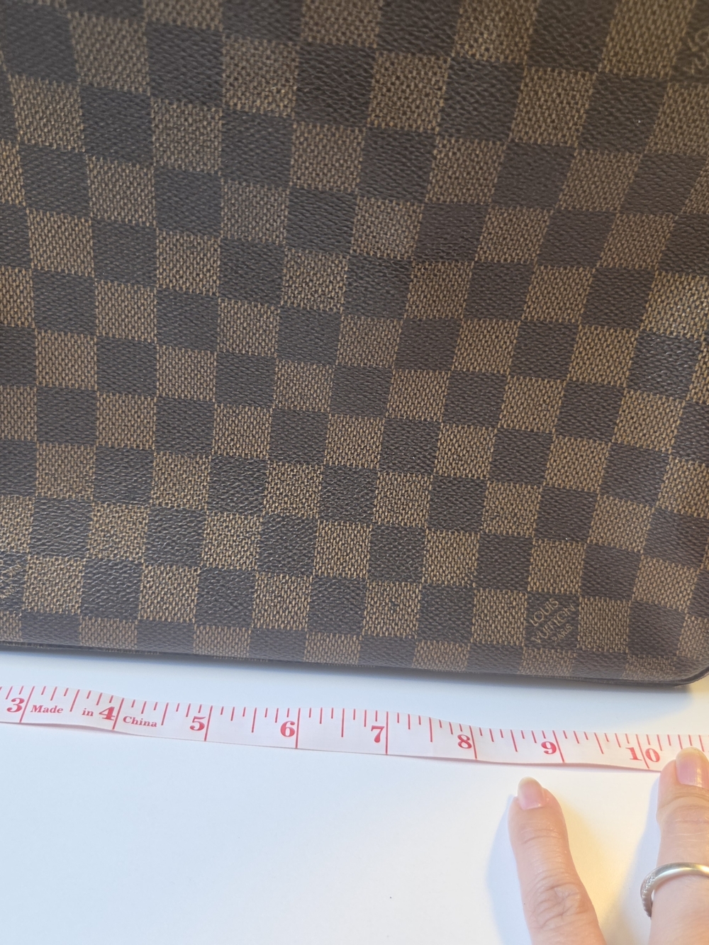 Louis Vuitton LV Crossbody bag Naviglio Brown Damier Authentic - Picture 7 of 16